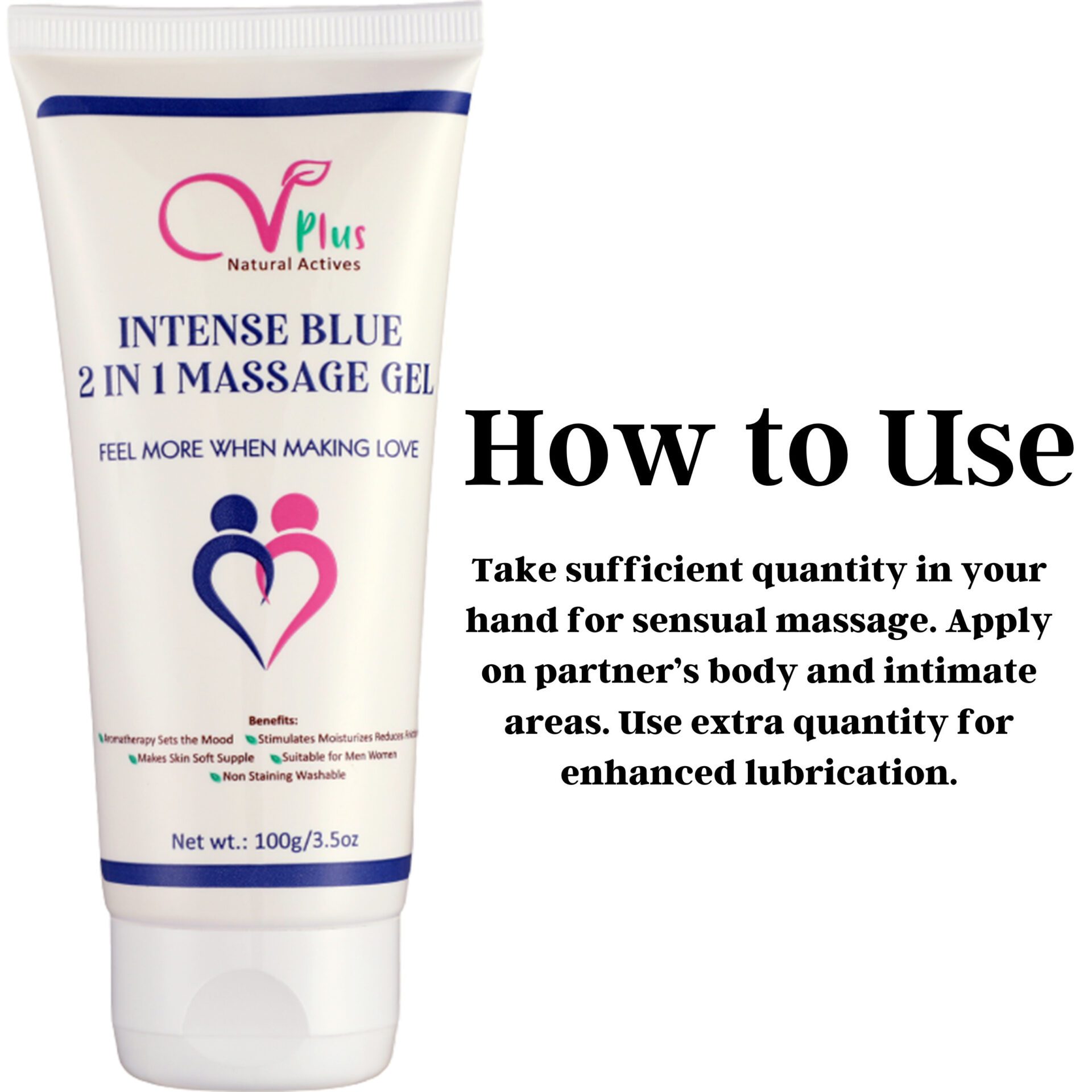 How to use Intense Blue 2 In 1 Massage Gel