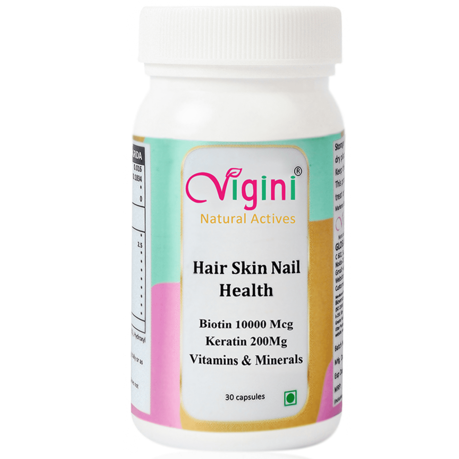 Redensyl Hair Growth Vitalizer Serum 30ml and Hair Skin Nail (Biotin 10000mcg) 30caps
