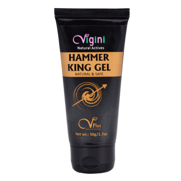 Vigini Hammer King Massage Gel for Men 50g | Shilajit Gold Ayurvedic Capsule 30Caps