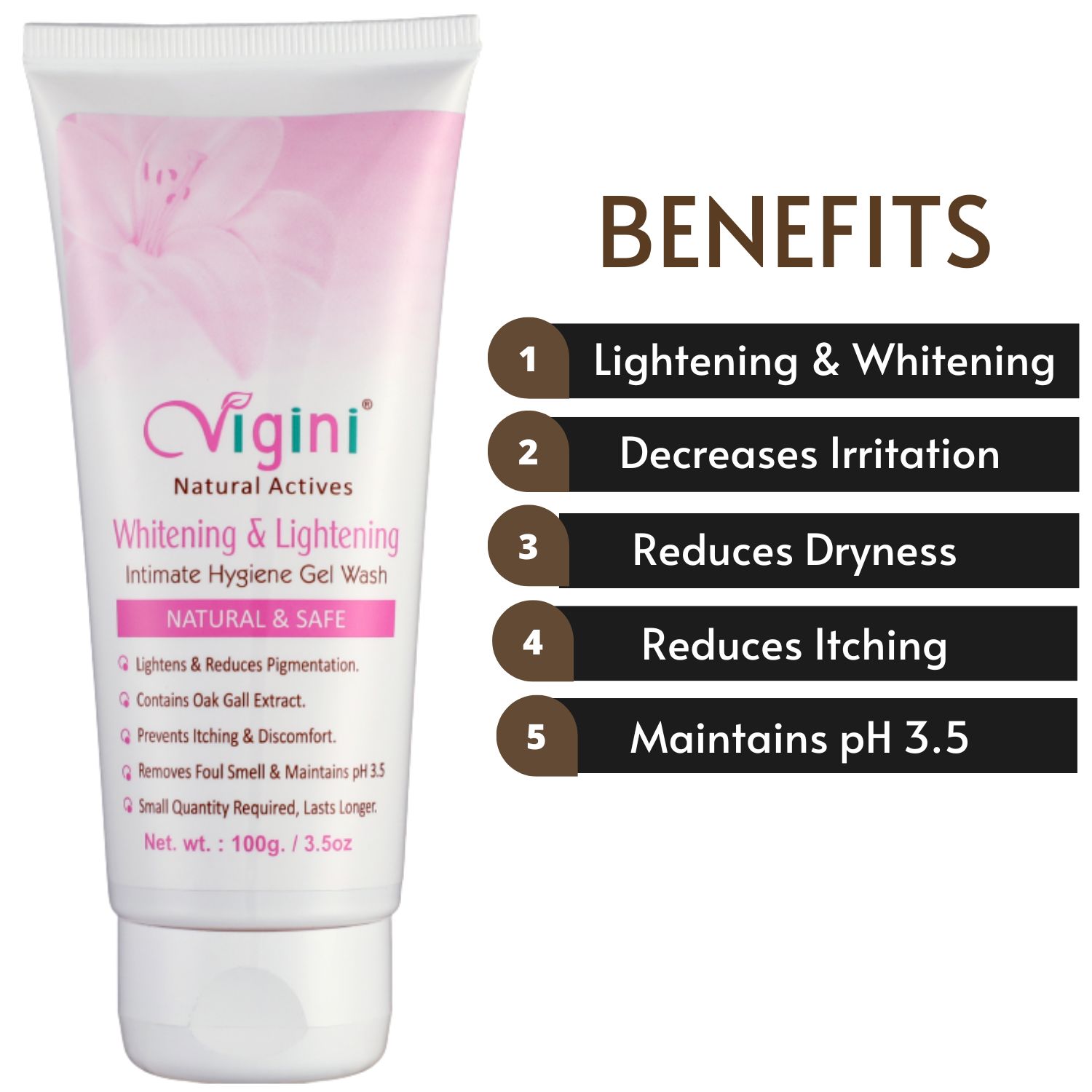 Whitening & Lightening Intimate Hygiene Gel Wash