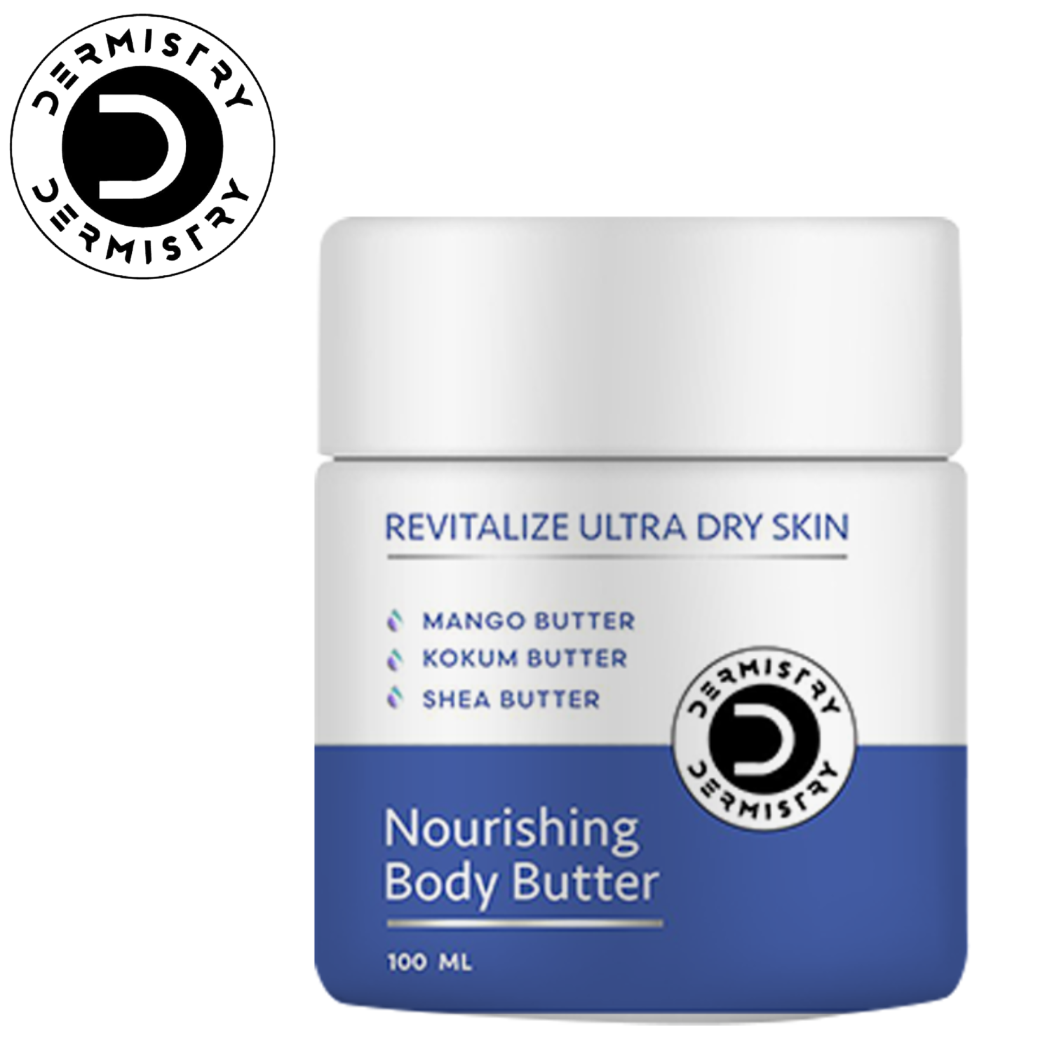 Dermistry  Revitalizing Nourishing Body Butter for Ultra Dry & Flaky Skin Mango Kokum & Shea Butter-100ml